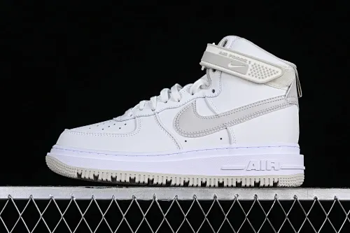 All categories Nk Air Force 1 Air Force series Nk Air Force 1 Mid Air Force mid-top Nk Air Force 1'07 "Boot" all white Air Force One mid-top casual sneakers DA0418-100